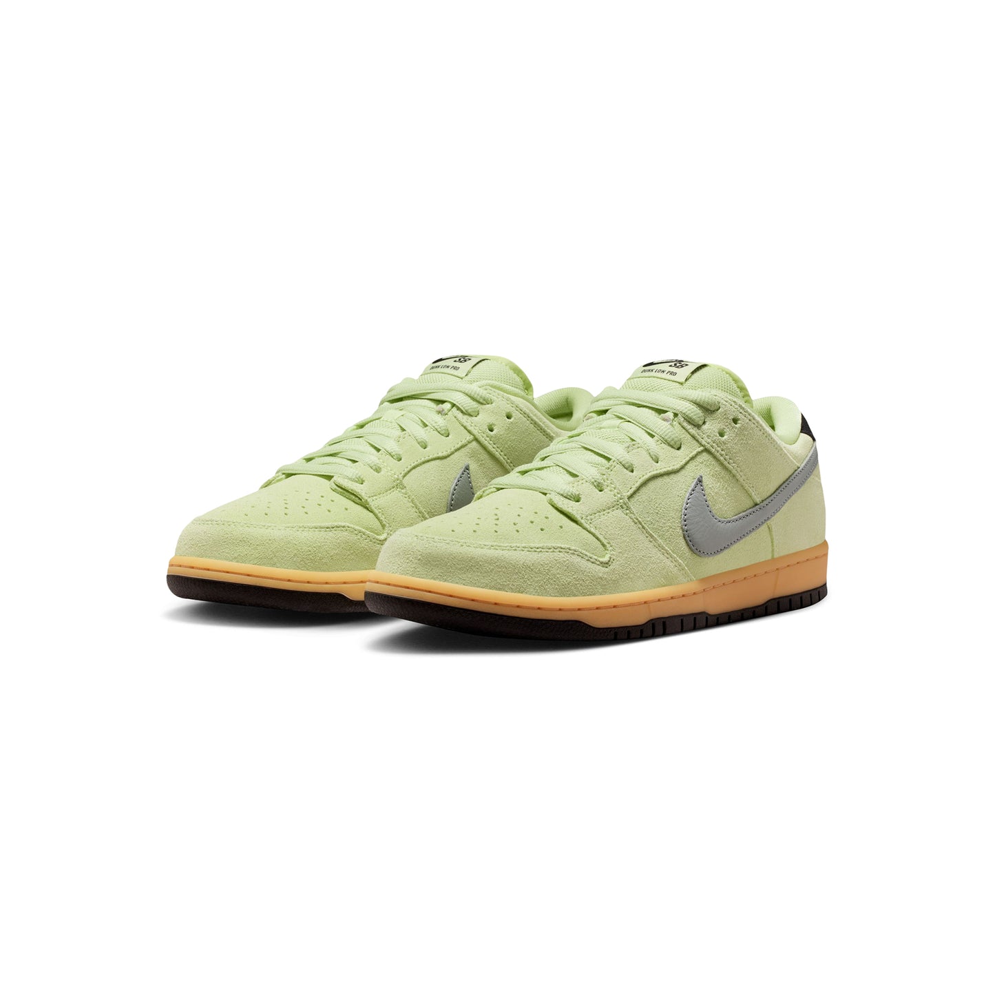 Nike SB SB Dunk Low Pro PRM (Lt Liquid Lime/Wolf Grey-Black)