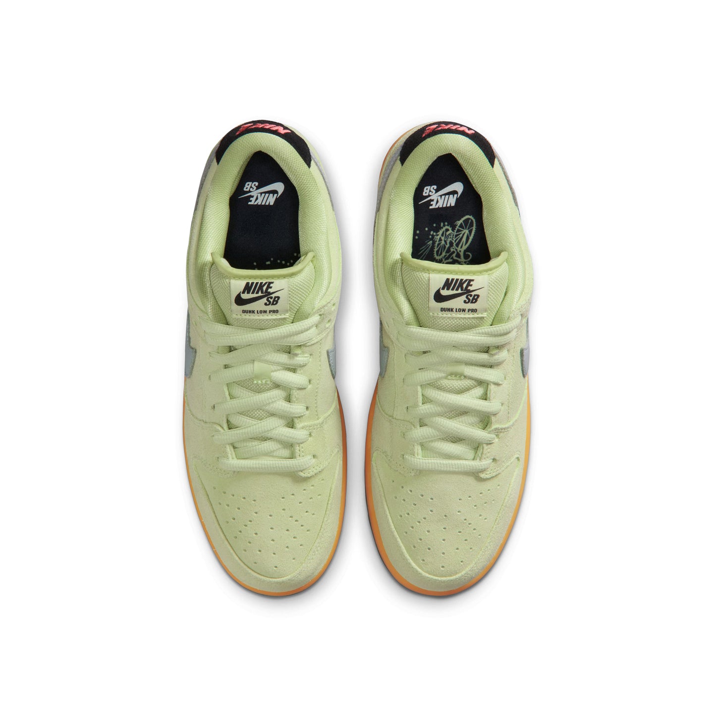 Nike SB SB Dunk Low Pro PRM (Lt Liquid Lime/Wolf Grey-Black)