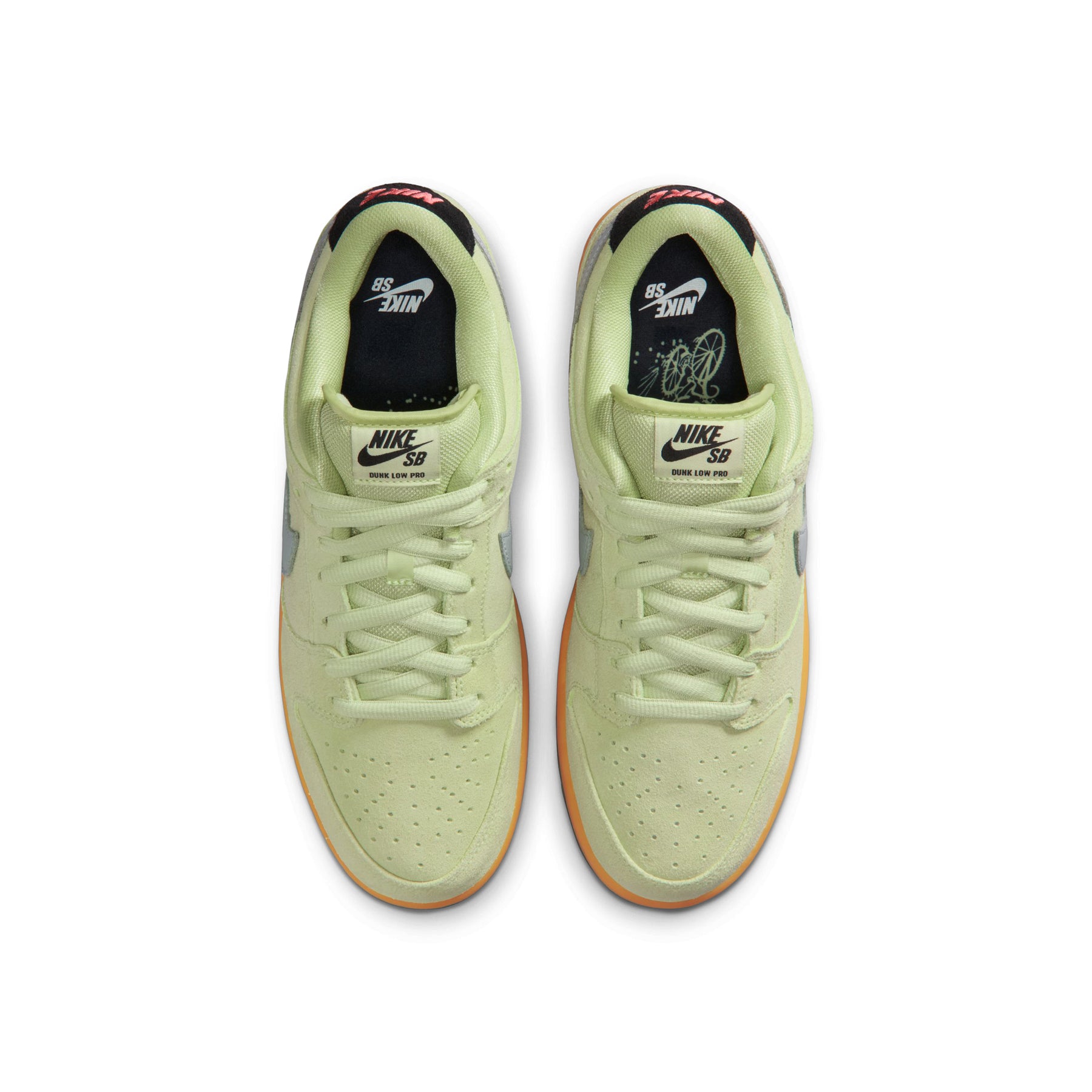 Nike SB SB Dunk Low Pro PRM (Lt Liquid Lime/Wolf Grey-Black)