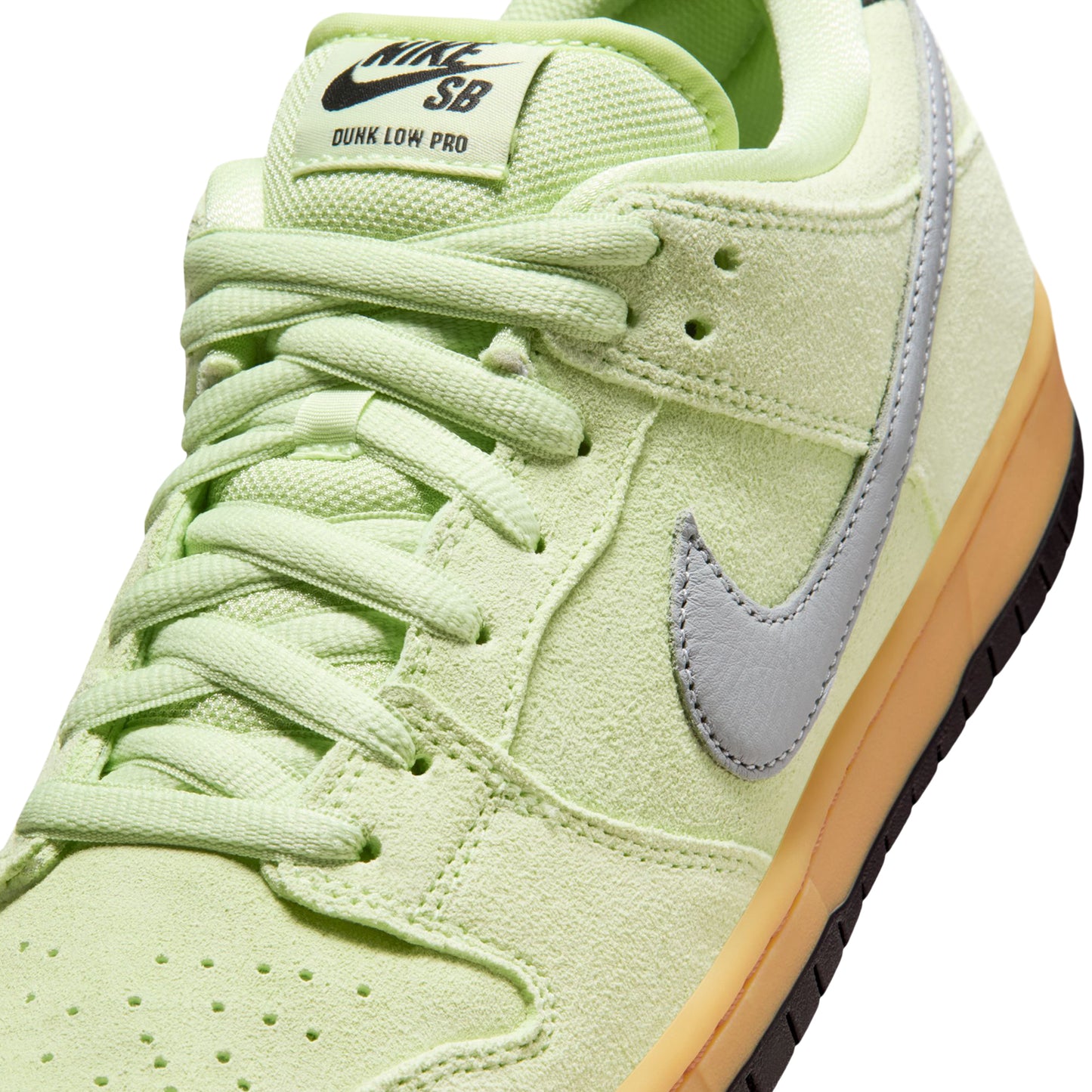 Nike SB SB Dunk Low Pro PRM (Lt Liquid Lime/Wolf Grey-Black)