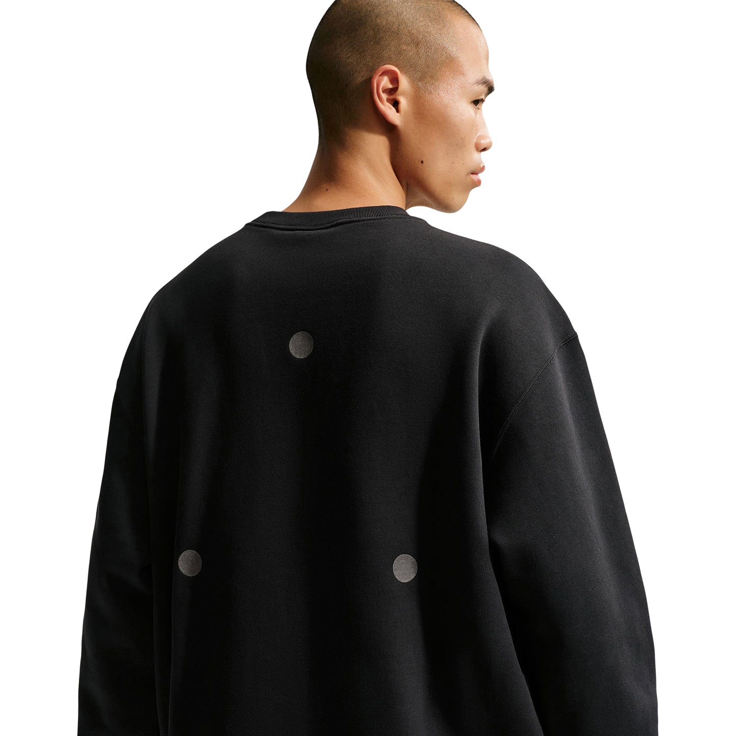 Nike ACG "Tuff Fleece" Therma-FIT Pullover Crew-Neck Sweatshirt (Black)