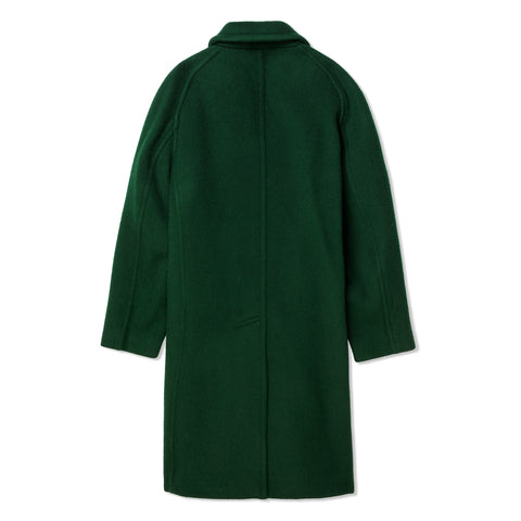 AWAKE Double Breasted Wool Overcoat (Green)