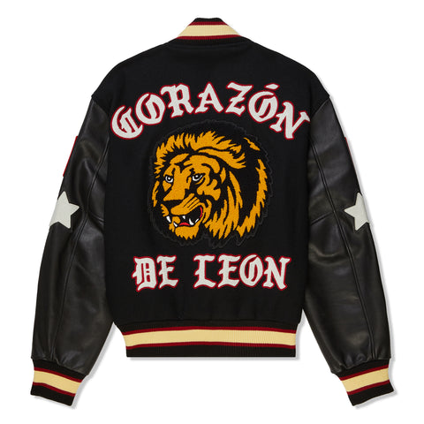 AWAKE Corazon Varsity Jacket (Black)