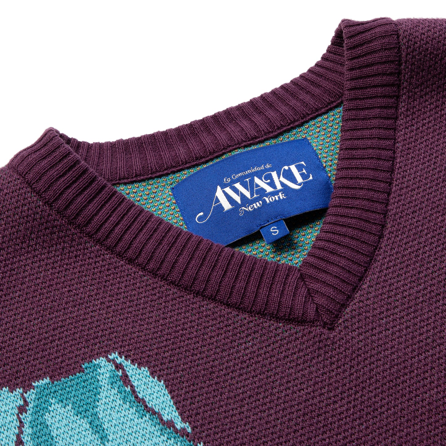 AWAKE Floral Sweater Vest (Magenta)