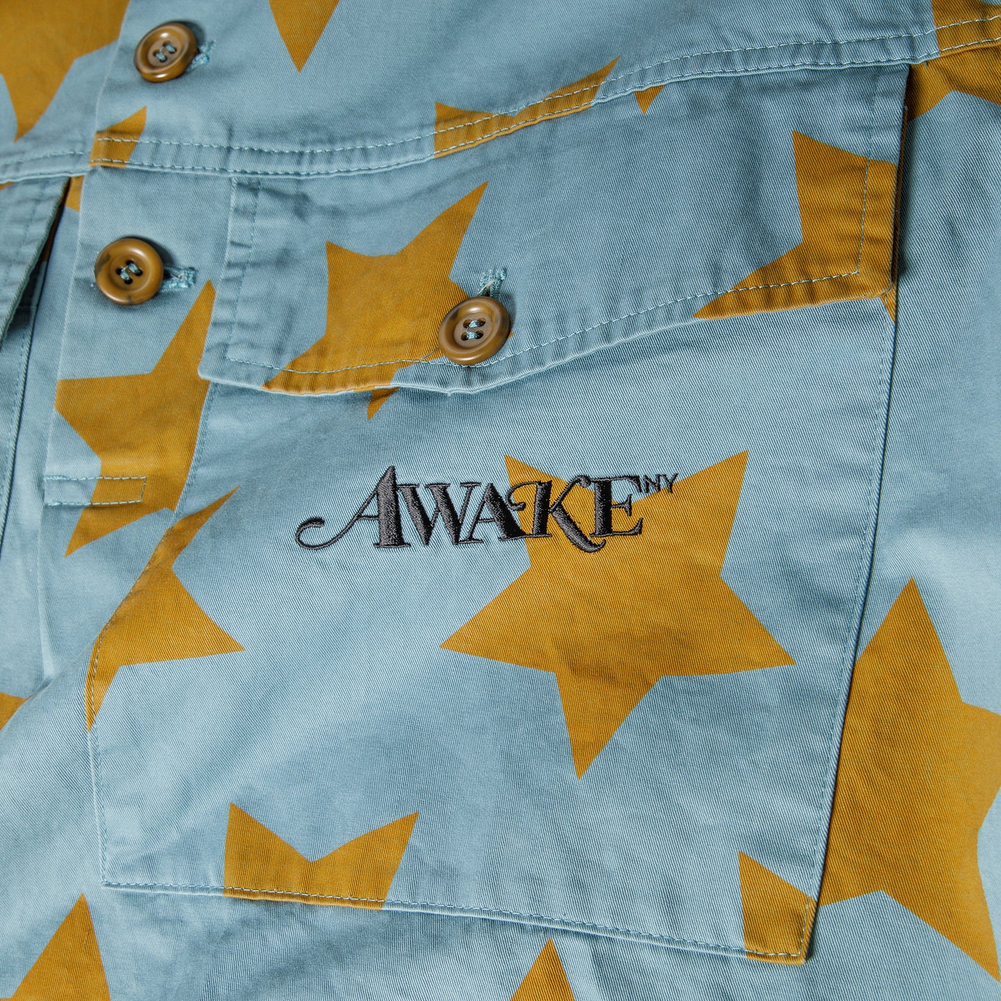 AWAKE Stars Anorak (Teal/Mustard)