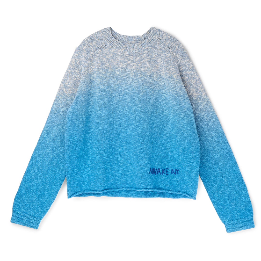 AWAKE Hand Dipped Dyed Sweater (Blue)