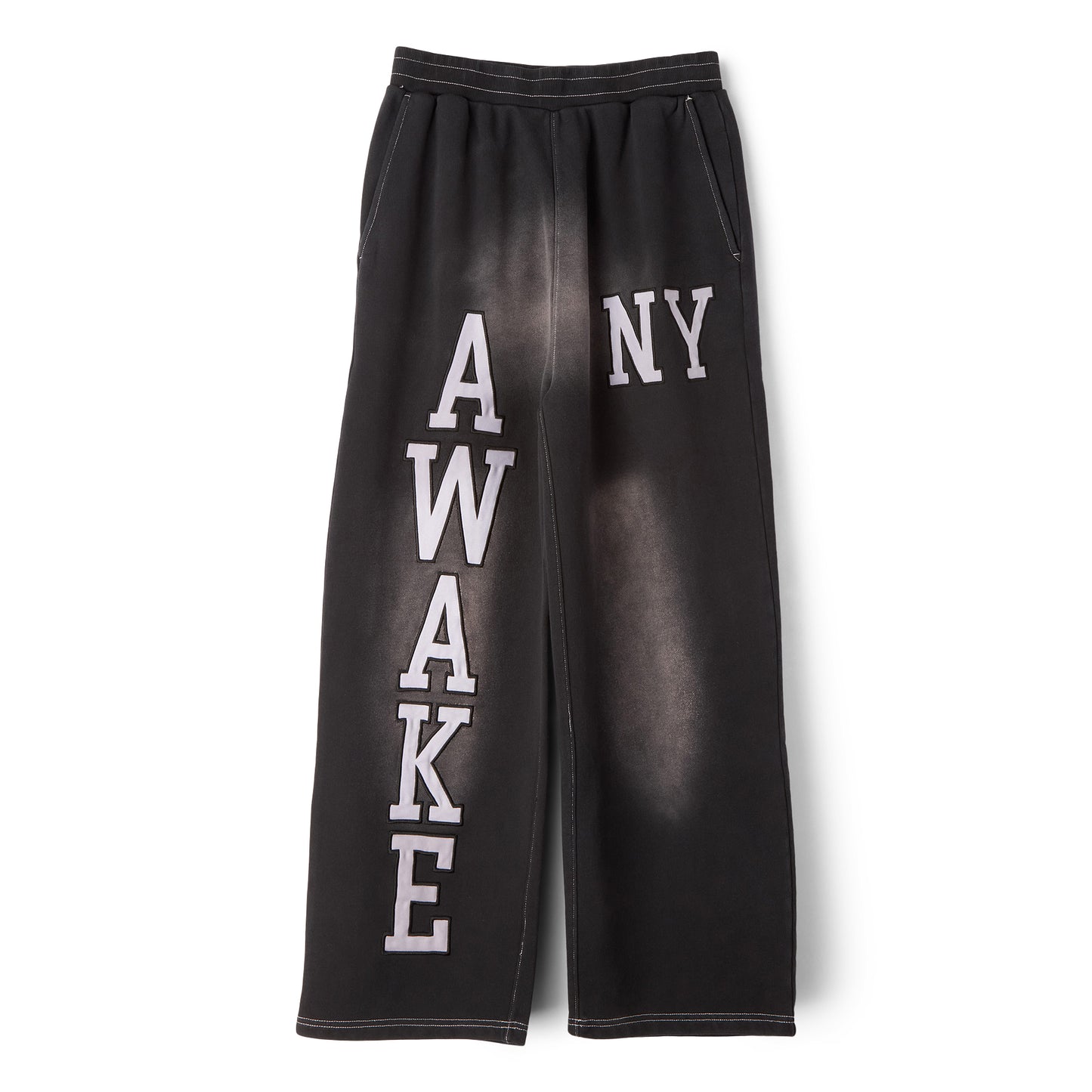 AWAKE Collegiate Open Hem Sweatpant (Black)