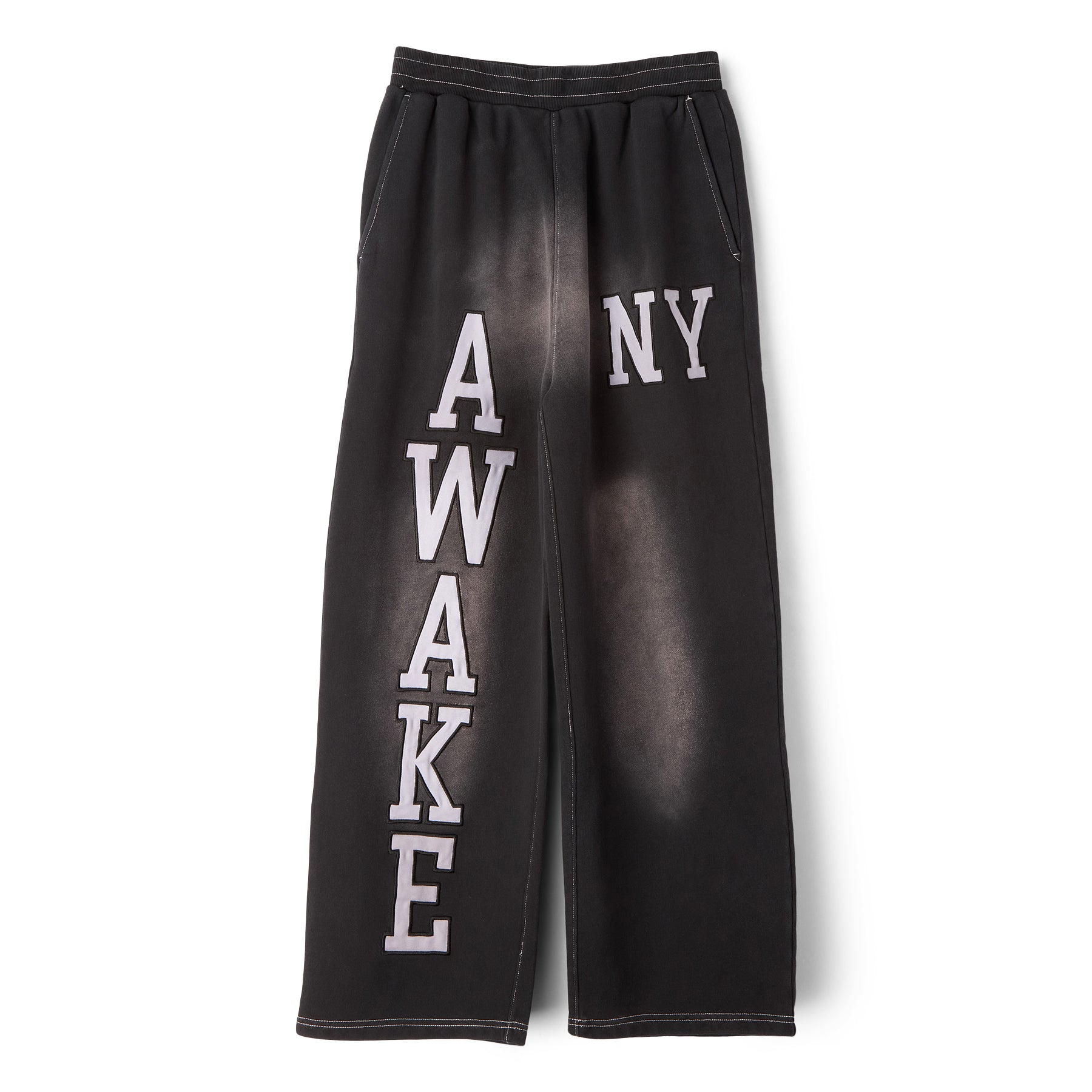 AWAKE Collegiate Open Hem Sweatpant (Black)