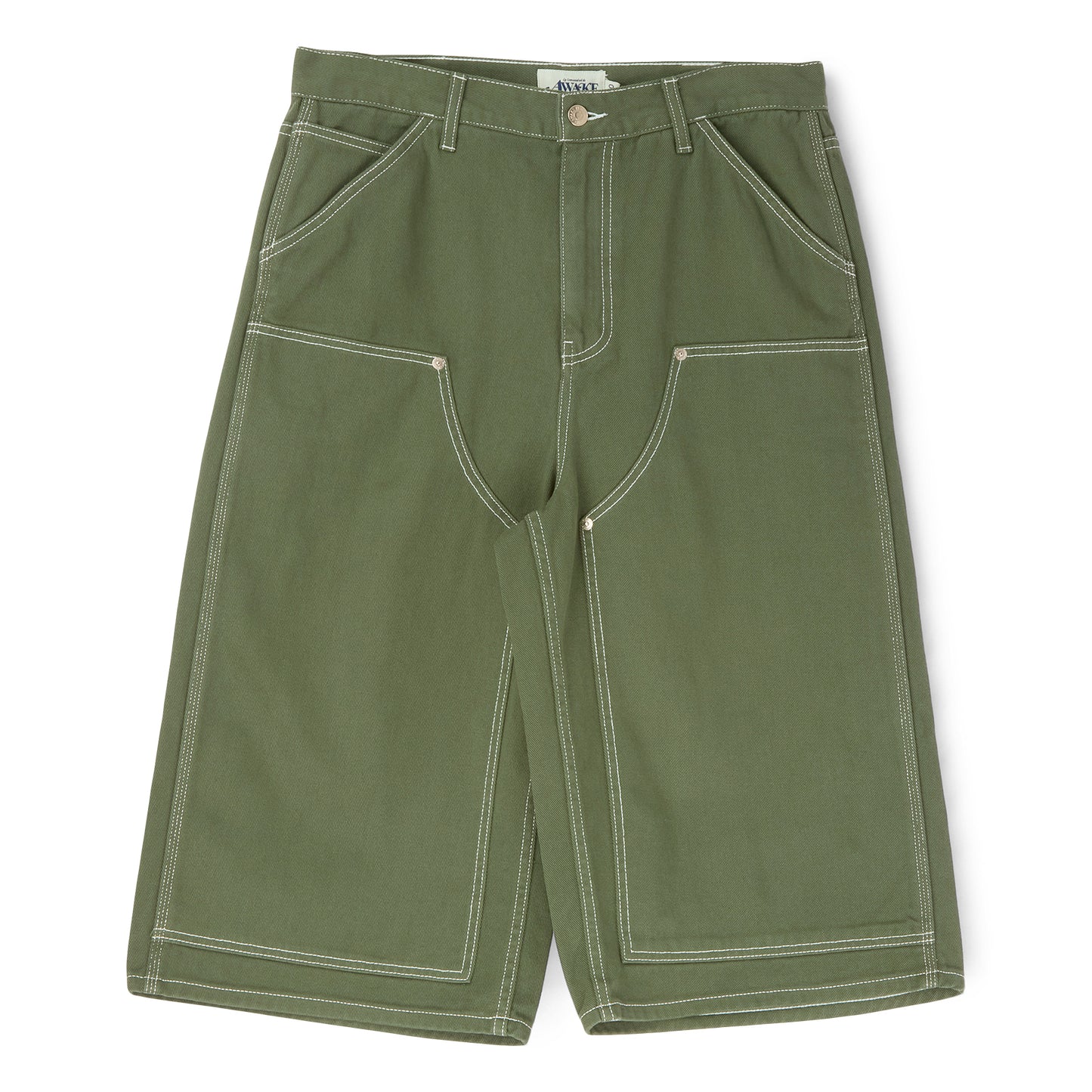 AWAKE Double Knee Jort (Green)