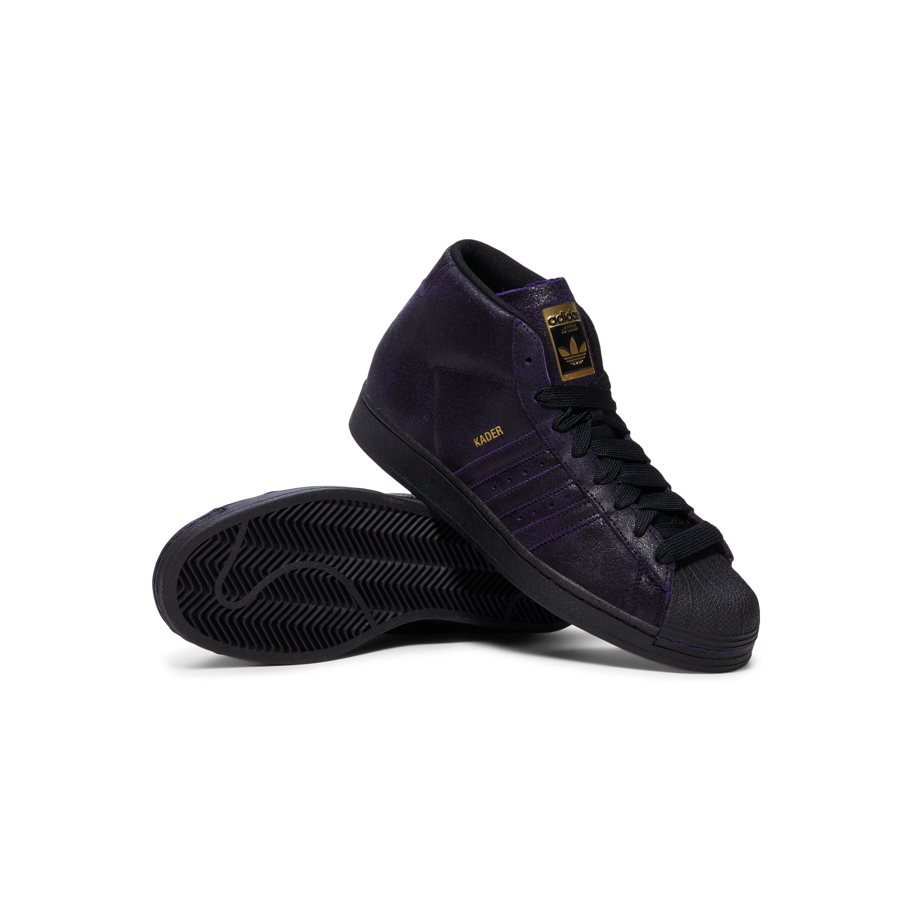 adidas x Kader Pro Model ADV (Core Black/Dark Purple) – Concepts