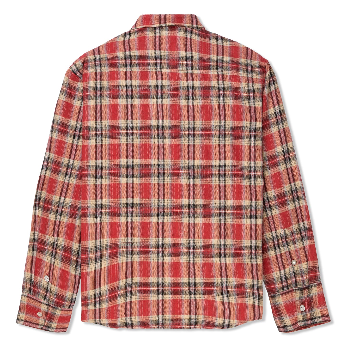 Adidem Asterisks Flannel Shirt (Red)