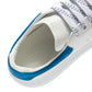 Alexander McQueen Women's Oversized Sneaker (White/Paris Blue)