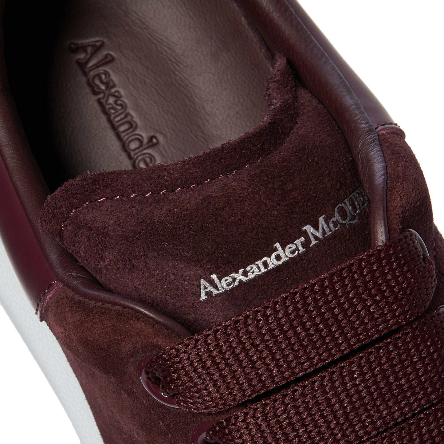 Alexander McQueen Womens Oversized Sneaker (Dark Burgundy)