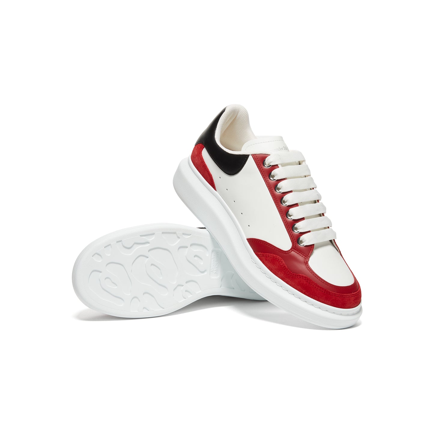 Alexander McQueen Oversized Sneaker (White/Red/Black)