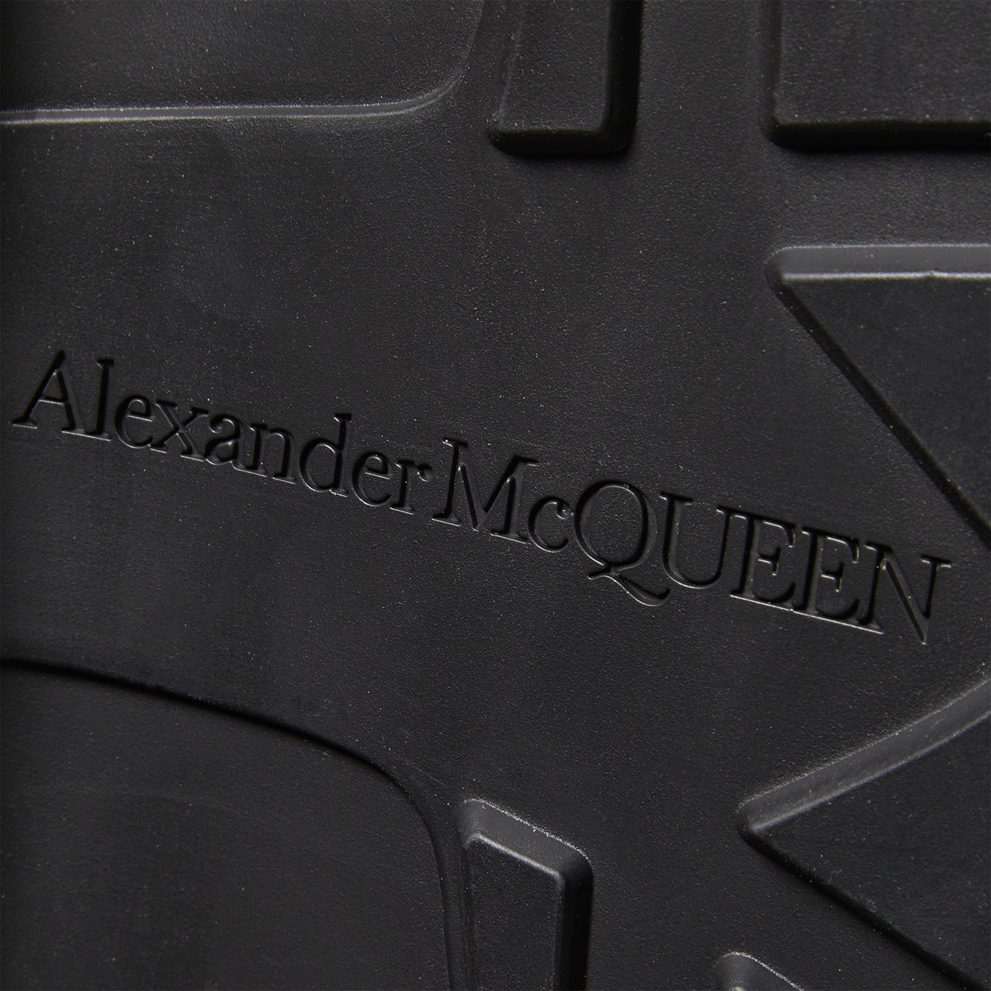 Alexander McQueen Tread Slick Zip Up Boot (Black)