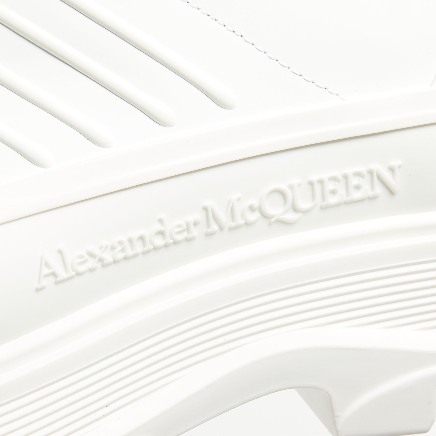 Alexander McQueen Tread Slick Zip Up (White/Off White)