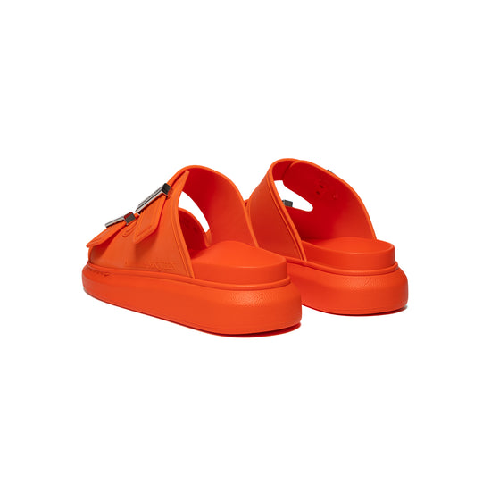 Alexander McQueen Sandal (Acryilic Orange/Silver)