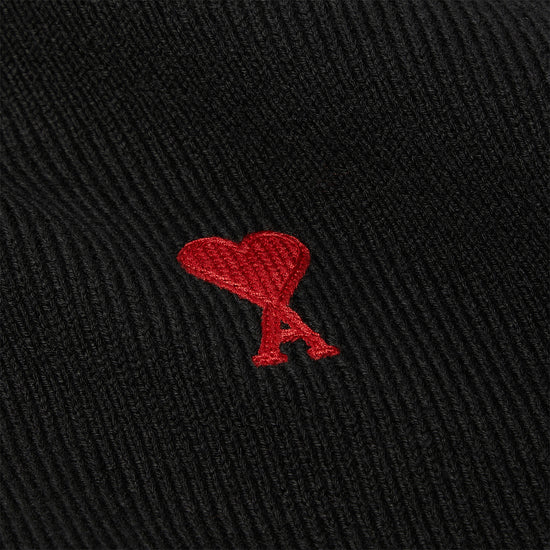 Ami Red ADC Crewneck Sweater (Black)