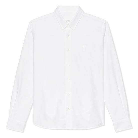 Ami Classic Button Down Shirt (Natural White)