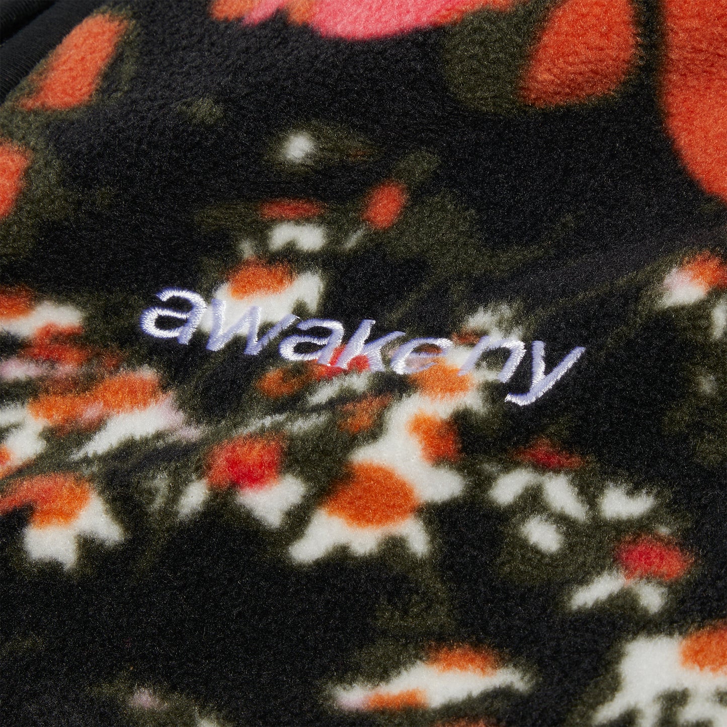 Awake NY Fleece Floral Jacket (Multi)