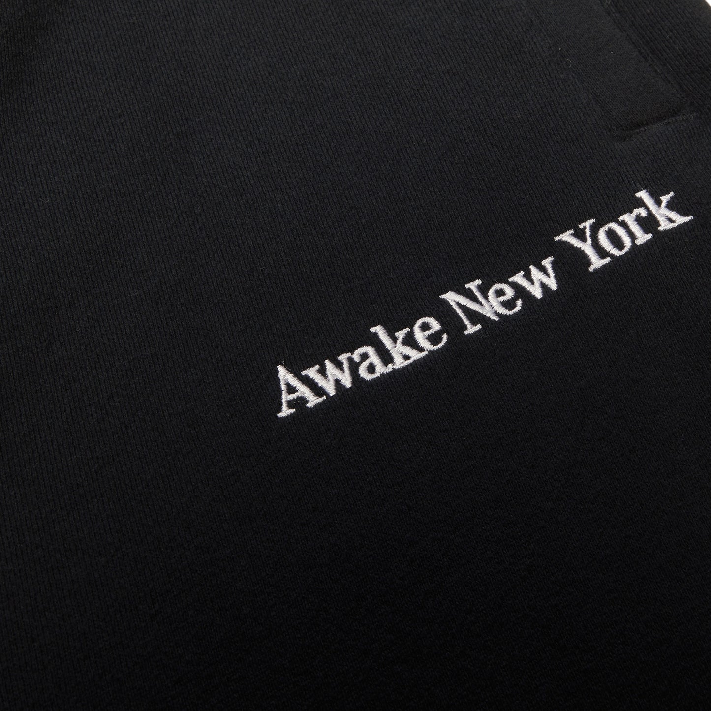 Awake NY Serif Sweatpants (Black)