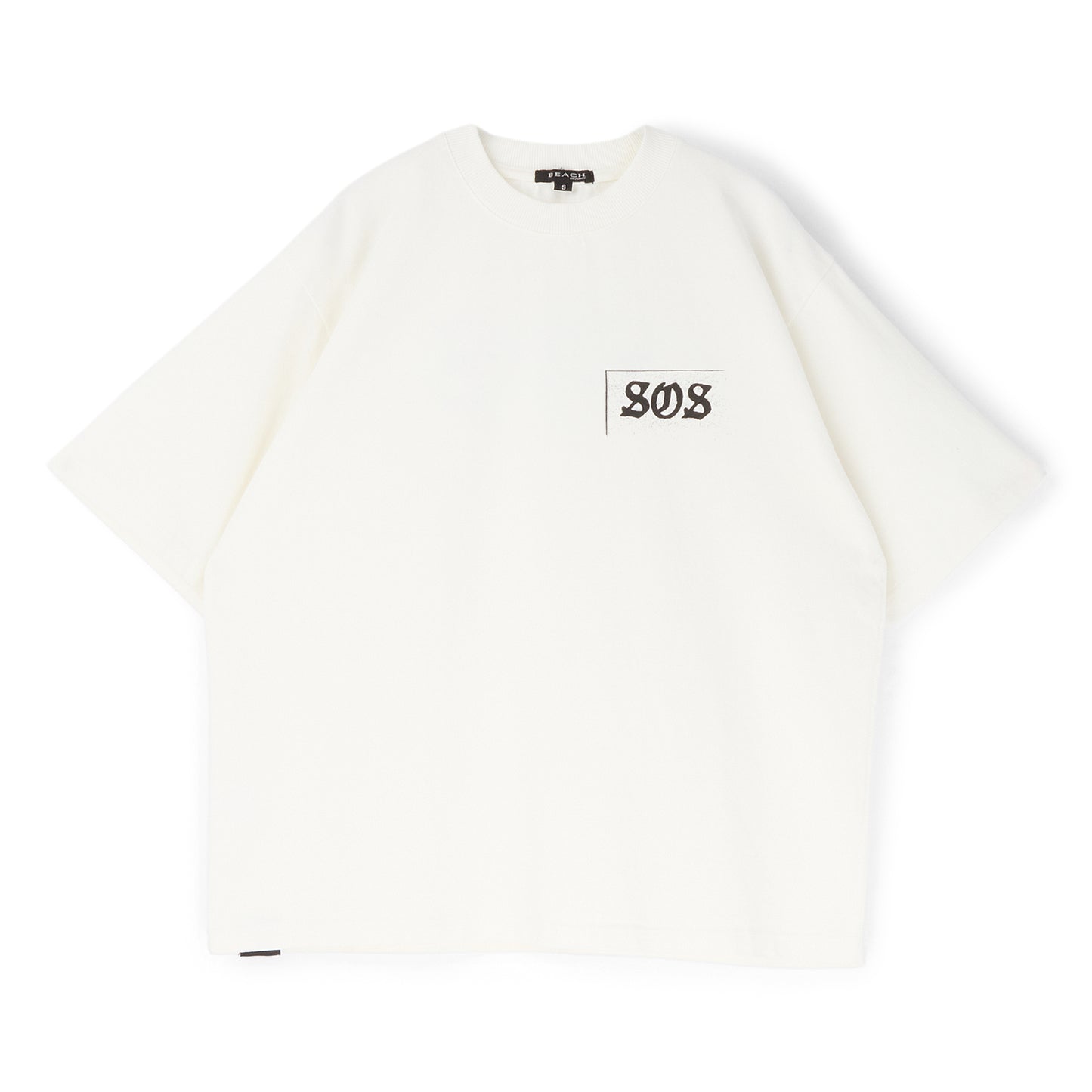 Beach Brains SOS Tee (Crisp white)