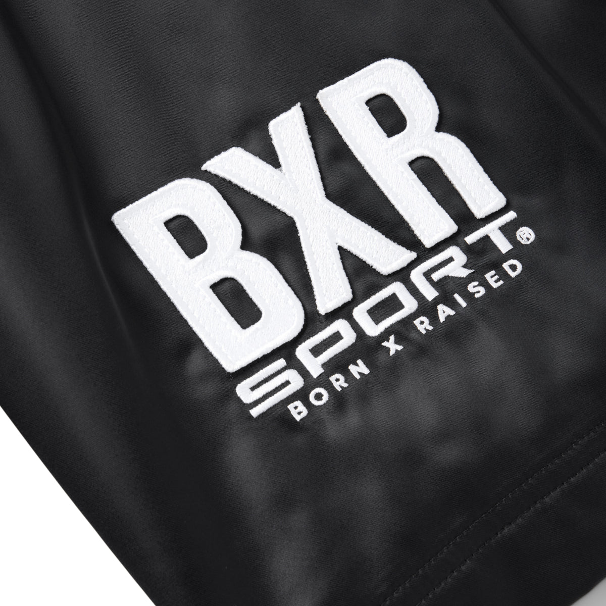 Born x Raised Satin Boxing Trunks (Black)