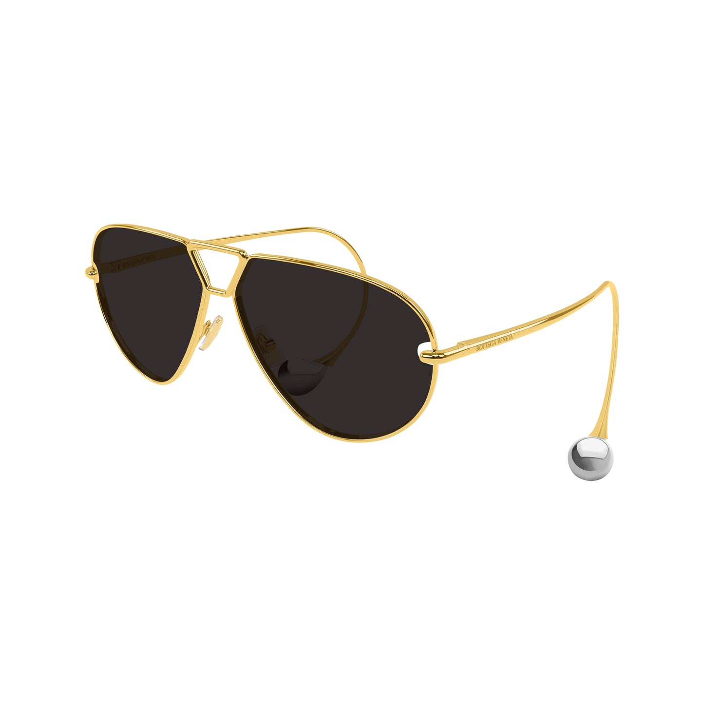 Bottega Veneta BV1437S-001 (Gold-Gold-Grey)