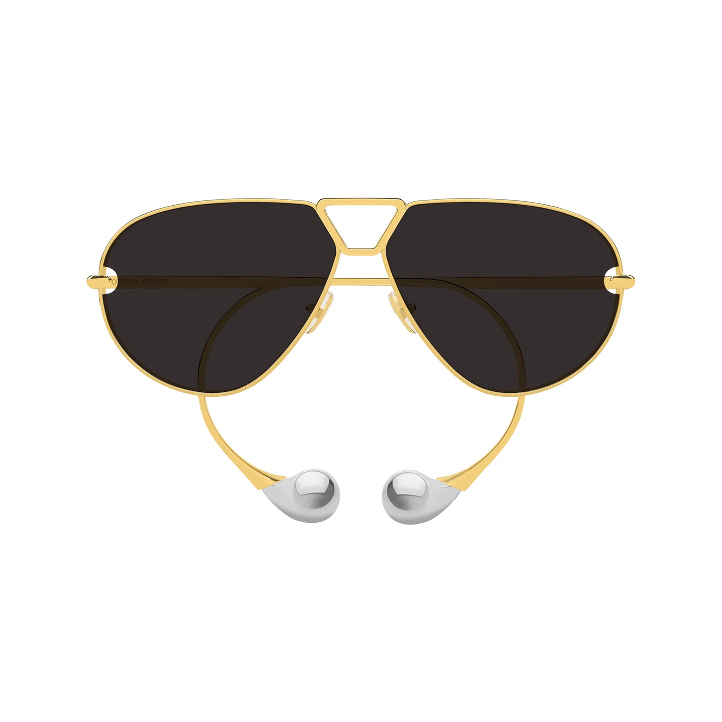 Bottega Veneta BV1437S-001 (Gold-Gold-Grey)