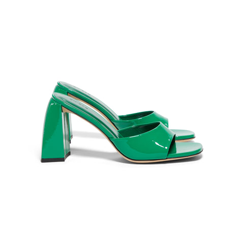 BY FAR Michele Clover Green Patent Leather (Clover Green)