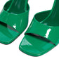 BY FAR Michele Clover Green Patent Leather (Clover Green)