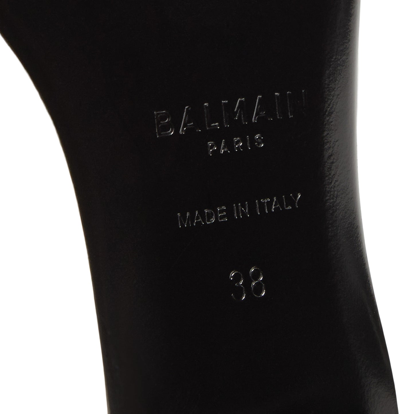 Balmain Eden Two Tone Patent Leather Ballet Flats (Black/White)