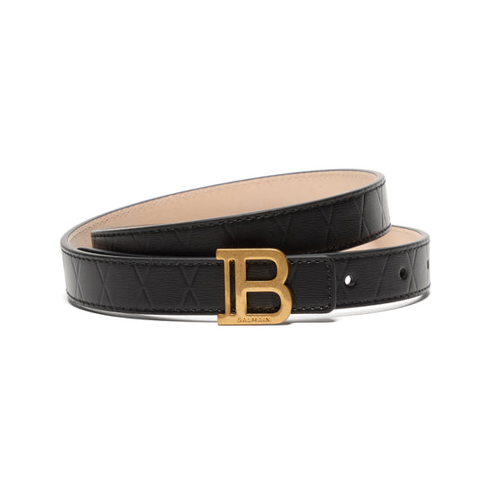 Balmain Leather Belt (Black)
