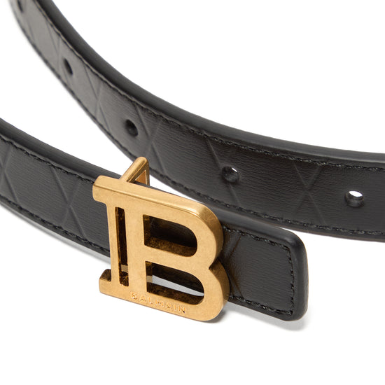 Balmain Leather Belt (Black)