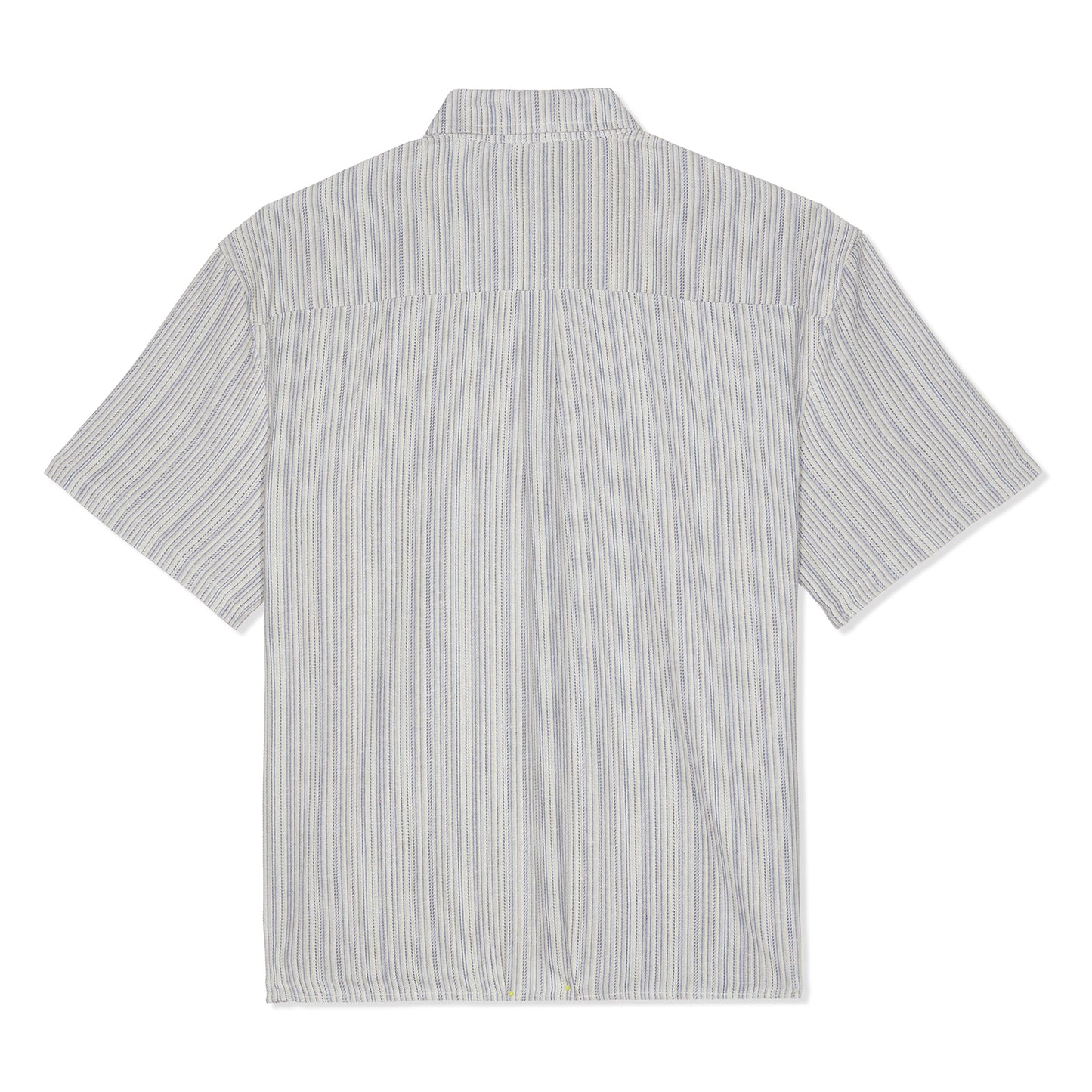 Beach Brains Boxy Short Sleeve Shirt (Blue Stripe)