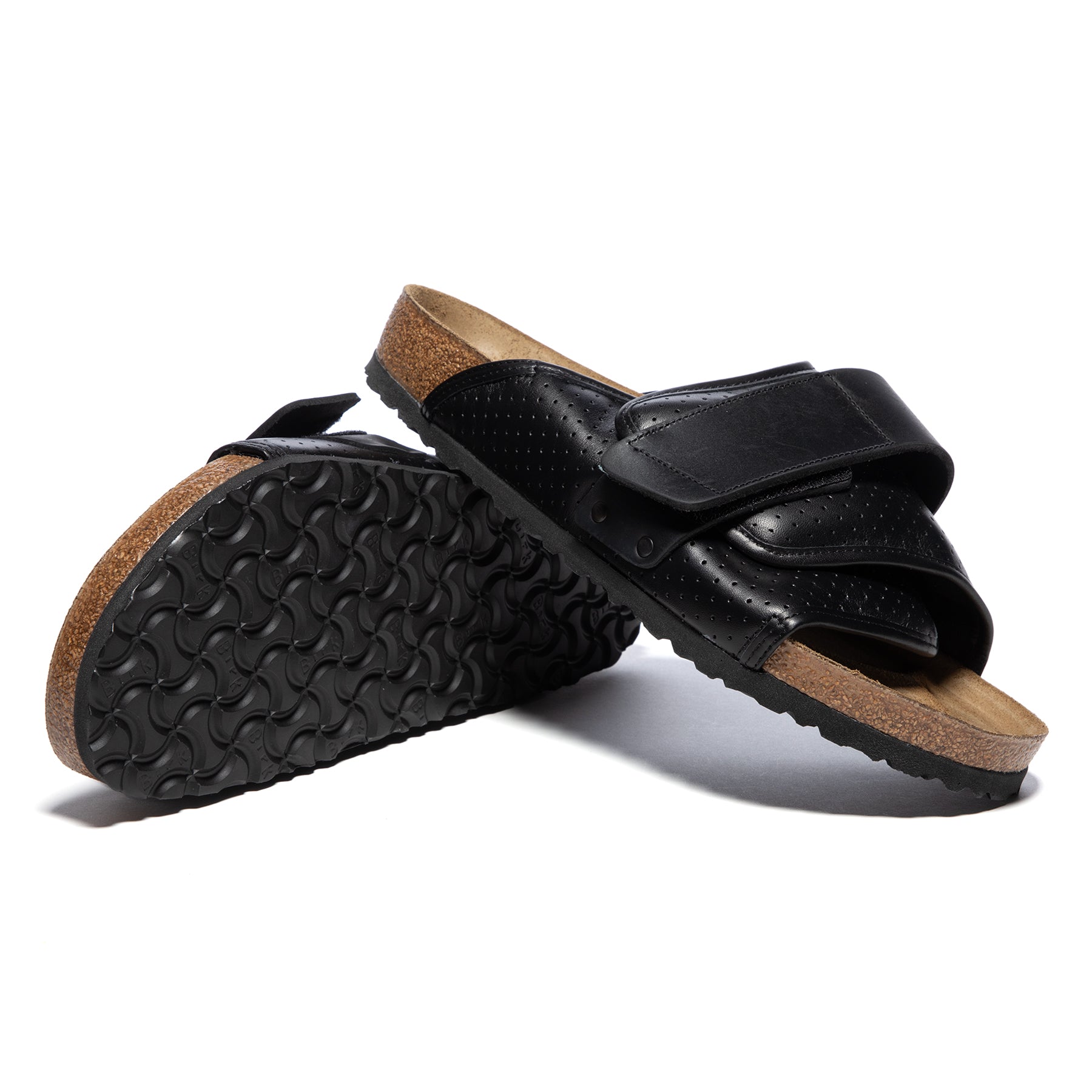 birkenstock kyoto black leather
