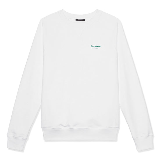 Balmain Flock Sweatshirt (White)