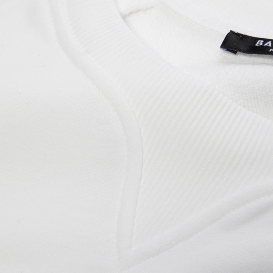 Balmain Flock Sweatshirt (White)