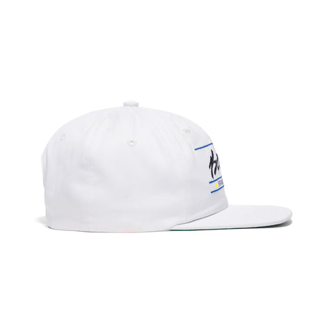 Bossi 3 Bar/2 Star Hat (White)