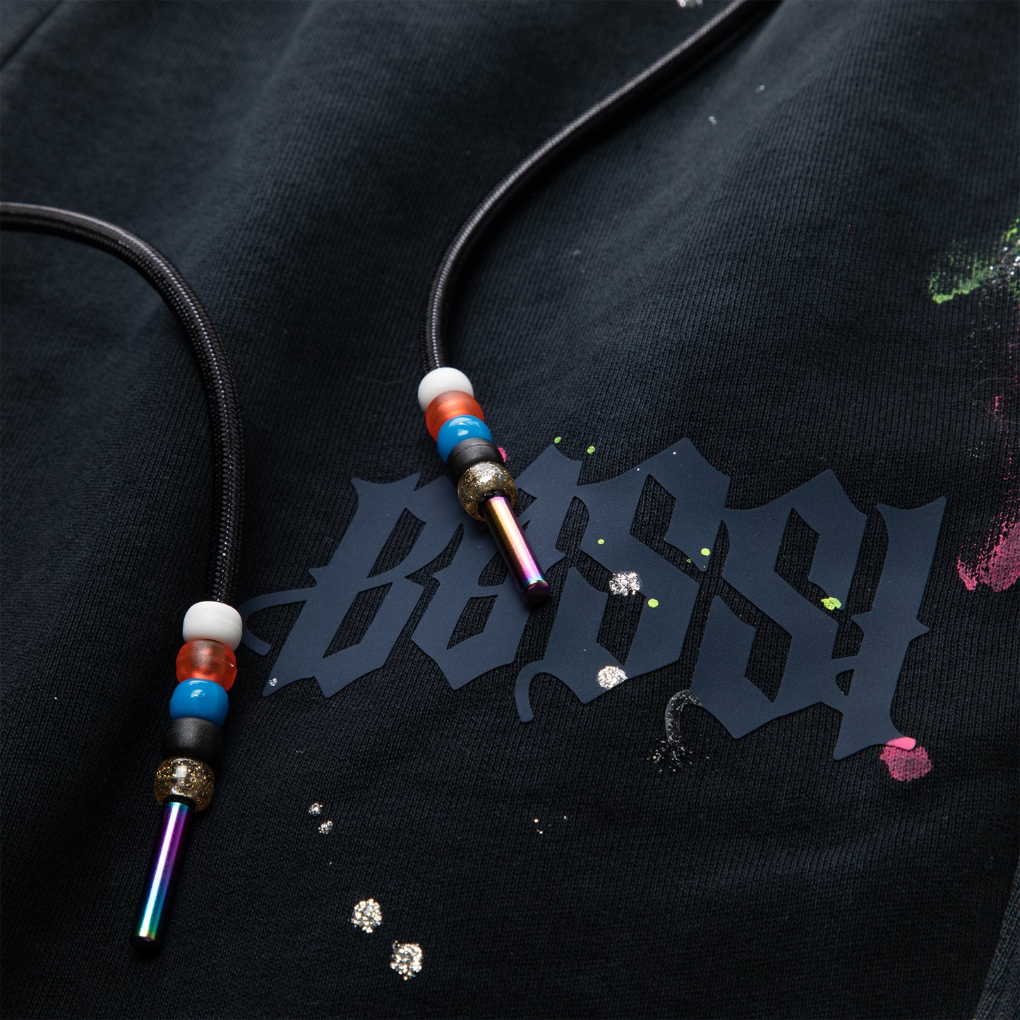 Bossi Logo Paint Sweatpant (Black)