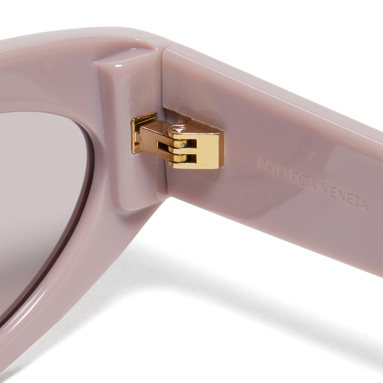 Bottega Veneta Cat Eye Sunglasses (Pink/Violet)