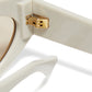 Bottega Veneta Cat Eye Sunglasses (White/Brown)