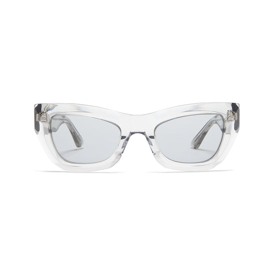 Bottega Veneta Cat Eye Sunglasses (Grey)