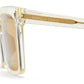 Bottega Veneta Soft Recycled Acetate Square Sunglasses (Yellow)