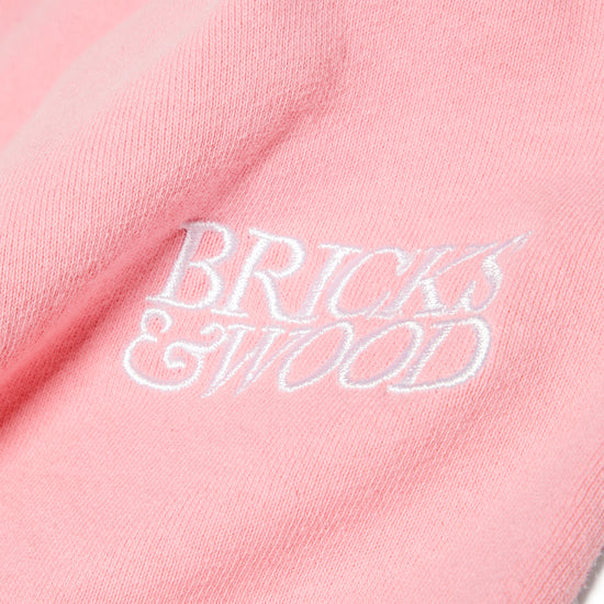 Bricks & Wood, Logo Sweatpants, (Pink)