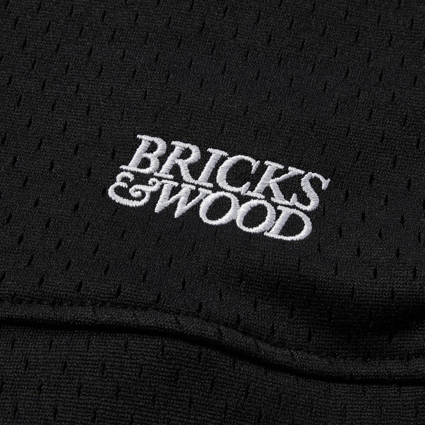 Bricks & Woods Mesh Logo Basketball Shorts (Black)