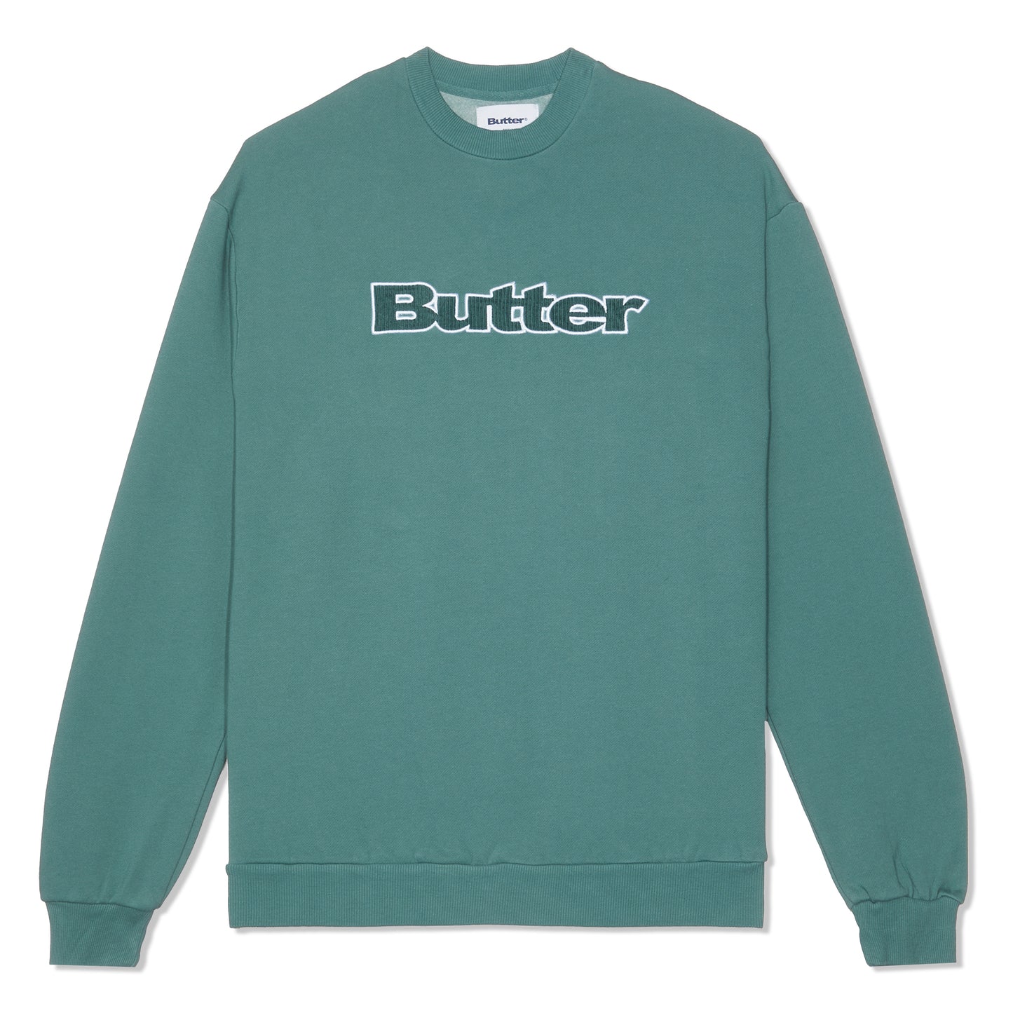 Butter Goods Cord Logo Crewneck Sweatshirt (Jungle Wood)