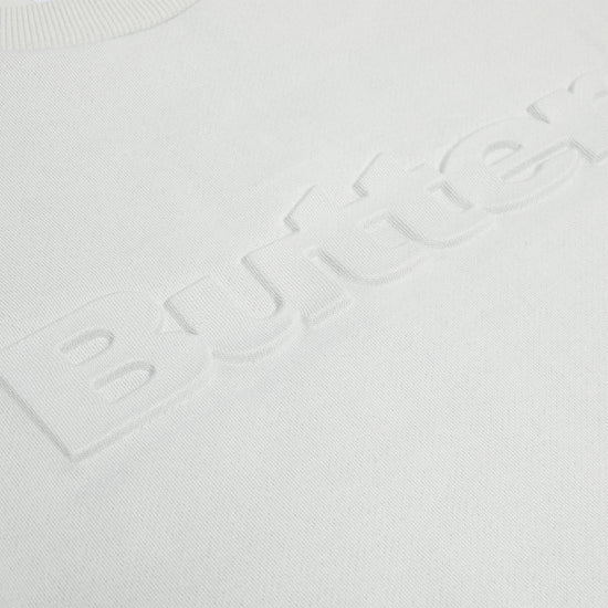 Butter Goods Embossed Logo Crewneck Sweatshirt (Cement)