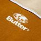 Butter Goods Fleece Panel 1/4 Zip Pullover (Brown)