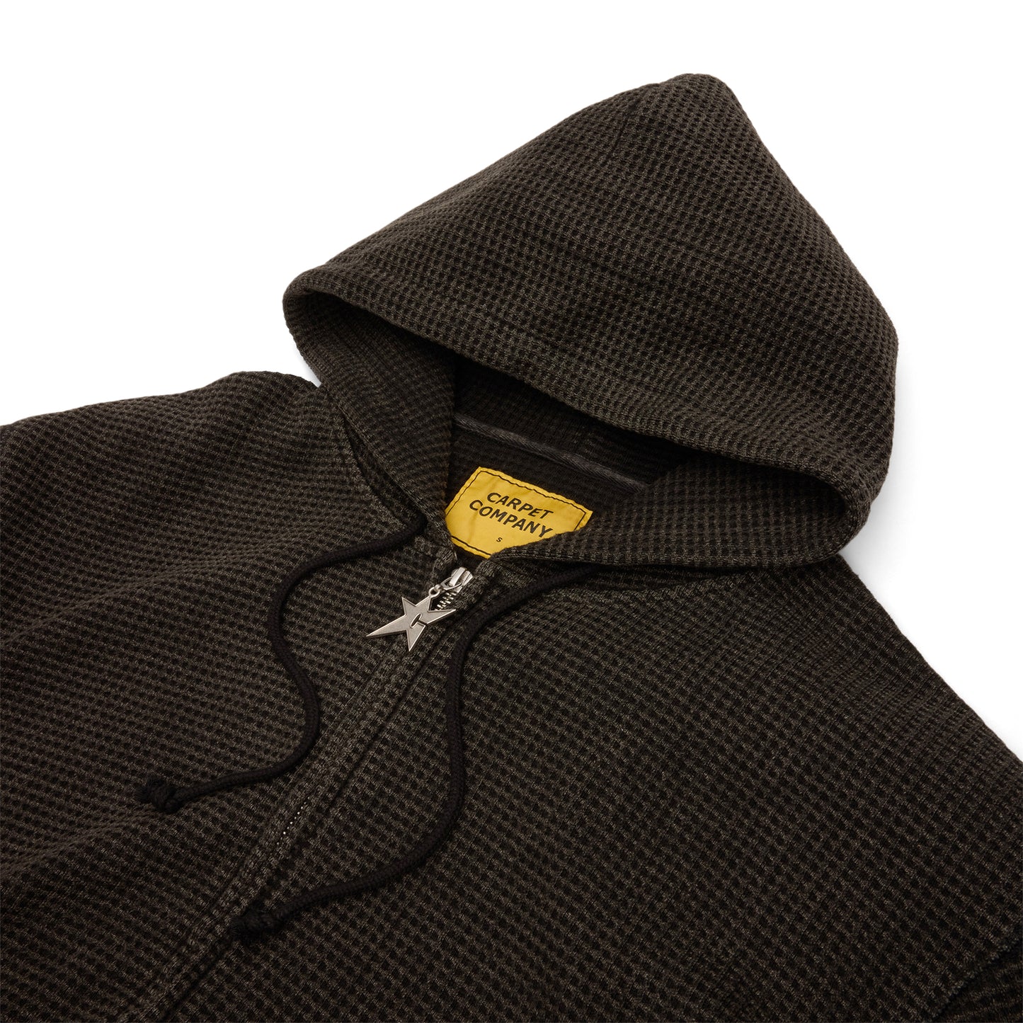 Carpet Company C-Star Double Zip Thermal Hoodie (Black)